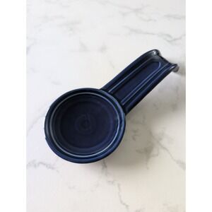 Fiesta HLC Homer Laughlin Cobalt Blue Ceramic Spoon Rest Utensil Holder USA
